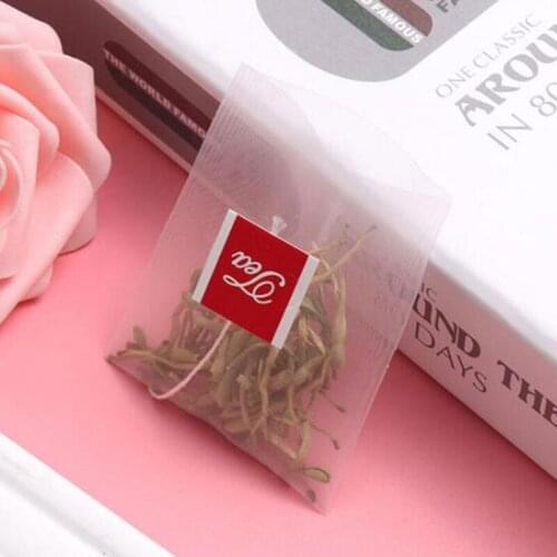 Nylon Pyramid Tea Bags Empty Tea Bag With String Seal Herb Loose Soup Seasoning Filter Bag Tea Infuser 5000pcs/lot