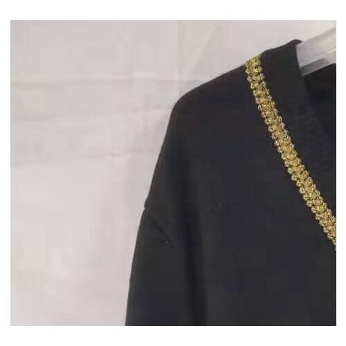 2020 Autumn and Winter New Womens V-neck Wool Knitted Cardigan