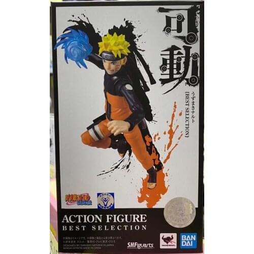 Original Shf Naruto Figure Toys For Children Anime Ninja Uzumaki Naruto Joint Moveable Pvc Model Dolls Collectible Birthday Gift