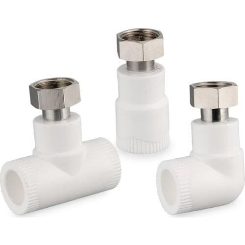 1/2" BSP Female Thread Water Heater Connector PPR Pipe Fittings Coupling