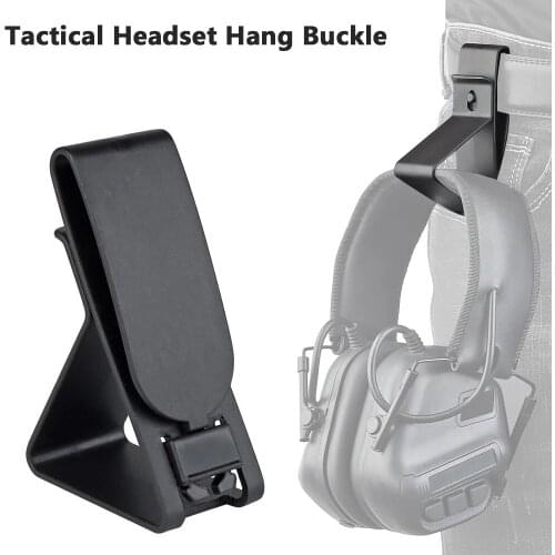 Tactical Headset Hang Buckle Multipurpose Universal Quick Release Buckle Belt Molle Hook Mobile Phone Holder