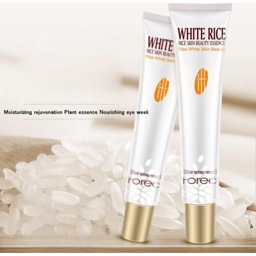 White Rice Tender Eyes Hydrating Nourishing Eye Cream Anti-aging Wrinkle Fat Granule Moisturizing Remove Dark Circles Eye Cream