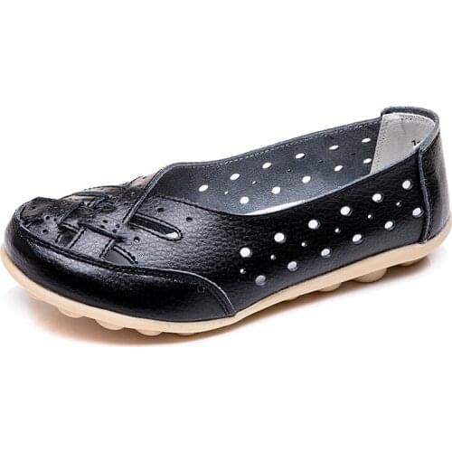 Women Walking Shoes 2019 Autumn New Female Gym Sport Shoes Stability Breathable Soft Leather Thick Sole Slip on Trainers Women