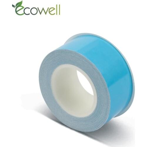Ecowell 1Pcs Put Pule Thermal Label LP15B Blue label Sticker 15mm*4m compatible for KingJim label printer LR5 /LR30/MP10 /MP20