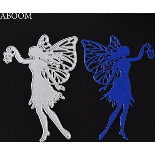 ABOOM Fresh Cute Angel Lantern Scrapbook DIY Album Card Paper Card Maker Metal Die Cut Stencil Decoration Die Cutting Template