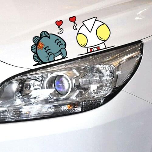 Aliauto Cartoon Car Sticker and Decal Altman Cover Scratches Funny Accessories for Volkwagen Polo Skoda Golf 5 6 7 Opel Peugeot