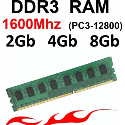 Ddr3 RAM 4Gb memory RAM ddr3 2Gb 1600Mhz - 1600 DDR3 8gb RAM - for AMD and for Intel DDR3 memoria RAM 2G 4G 8G