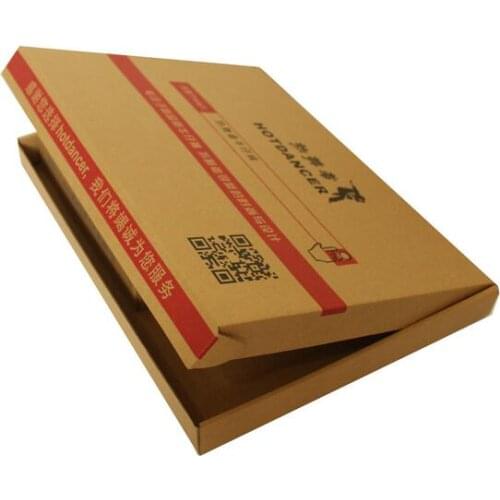 Custom printing cardboard flat pack box with gold foil logo,1000pcs a lot ,free shipping