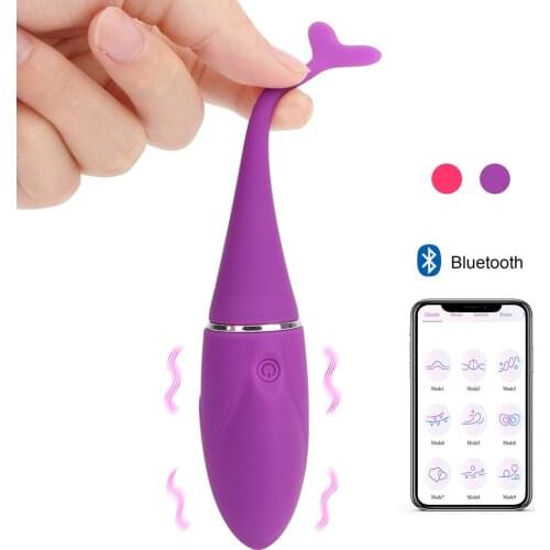10 Modes Vibrators Sexy Dolphin Anal Plug Sex Toys For Women Clitoris Stimulator Vaginal Massager Bluetooth APP Control