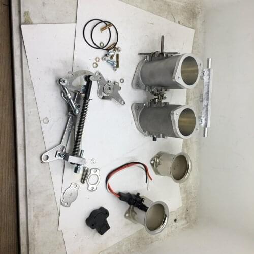 SherryBerg FAJS 48IDF 48MM IDF Throttle Bodies AIR HORNS tps linkage kit 48mm FOR EMPI Weber dellorto carb W/T Injectors 48 IDF