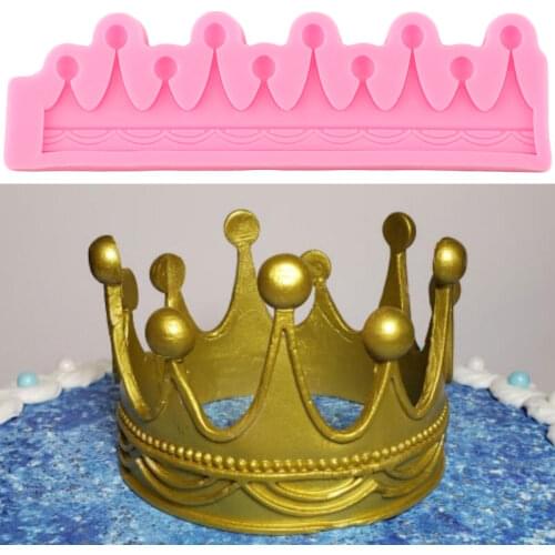 Crown Silicone Molds Wedding Cake Topper Fondant Cake Decorating Tools DIY Baking Candy Polymer Clay Chocolate Gumpaste Moulds
