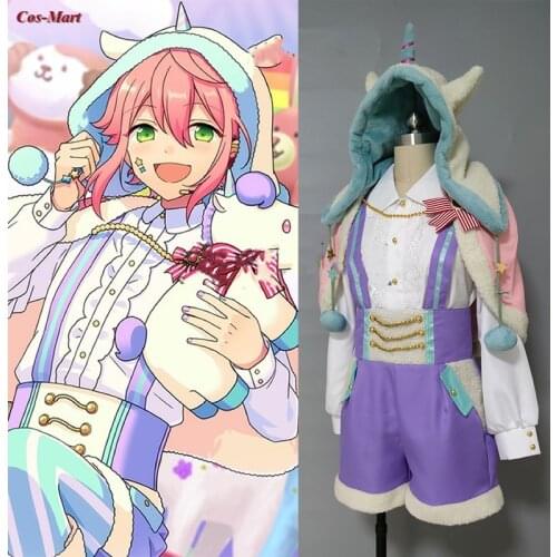Game Ensemble Stars Himemiya Tori Cosplay Costume Fantasy Unicorn Cute Uniform Activity Party Role Play Clothing Custom-Make Any