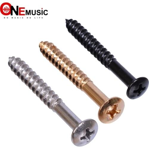 4PC/LOT Electric Bass Guitar NECK Joint Plate Mounting Screws/Fixing Bolt Guitar Parts 5*45mm