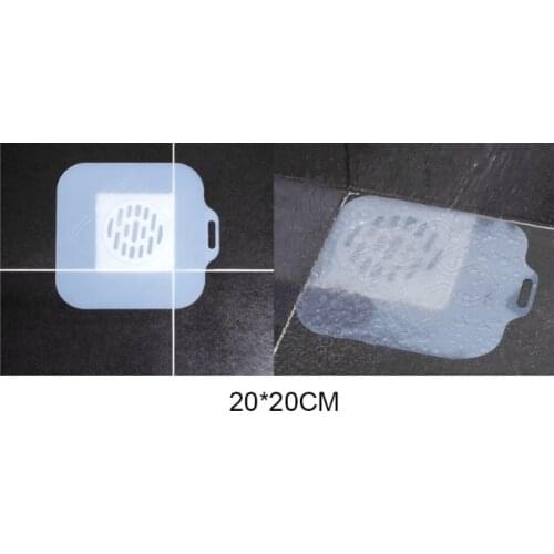 Multipurpose Silicone Mat Deodorant Square Floor Drain Cover Bathroom Drain Stopper Home Sink Water Sealing Cover
