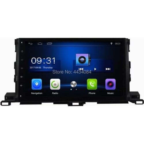Ouchuangbo China naiv multimedia stereo android 8.1 for Toyota Highlander 2015 support wifi SWC Bluetooth wifi 1080P Video
