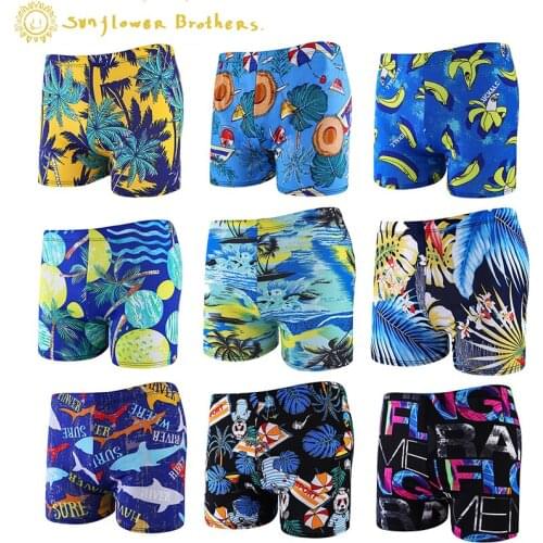 Swimming Trunks Mens Embarrassment-proof Swimsuit Adult Plus Size Quick-drying Swimming Trunks Boxer Mens Hot Spring Shorts