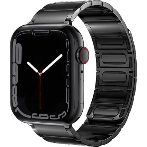 Magnetic stainless steel strap for apple watch band 44mm 40mm 42mm 38mm iwatch apple watch band SE/6/5/4/3/2 Adjustable bracelet