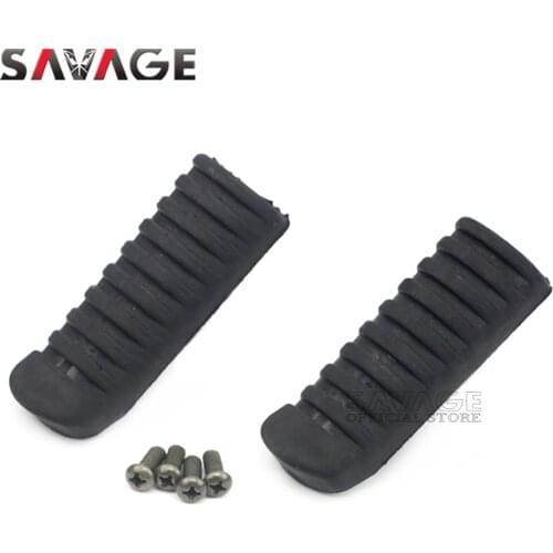 Front Foot Peg Footrest Rubber Cover For KAWASAKI KLE 650/1000 VERSYS Z750 Z750S Z1000 Z1000SX ZR7 ZZR600 Motorcycle Accessories