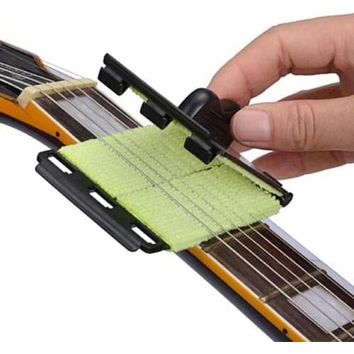 Guitar Strings Cleaner Brush Acoustic Electric Board Bass Scrubber Fingerboard Rub Cleaning Tool Maintenance Care Accessories