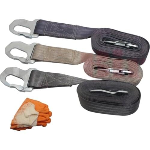 Traction rope 3 Tons/5 Meter + GLOVES GIFT Car Care Accessory İp Belt Shipping Straps Car Motorcycle Bicycle turkey