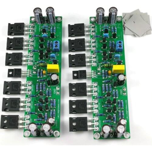 L15 300W+300W 4ohm Class D IRFP240 IRFP9240 MOSFET Power amplifier completed