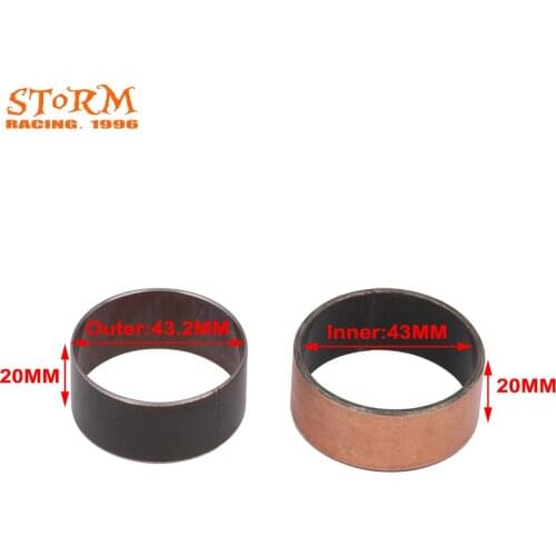Motorcycle 43MM Front Fork Bushing Shock Absorption Maintain For KTM EXC SX XC YZF WR GSXR RM KLX KDX CBR CR