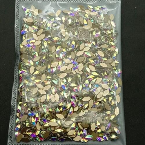 1440pcs/pack Wholesale Over 40 styles AB Flat Crystals Glass Nail rhinestones Diamonds For Nails Crafts Accessories