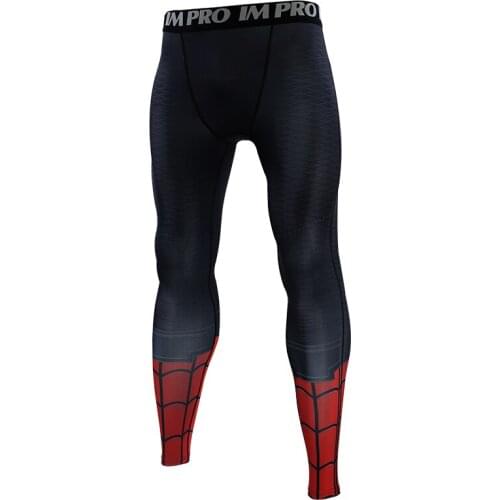 2021 3D Printed Pattern Compression Tights Pants Men Sweat pants Skinny Legging Trousers Male