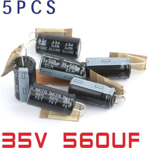 5PCS 35V 560UF /25V 470UF Filter Capacitor 40A/45A/50A ESC C-DC Spare Parts for RC Aircraft FPV Boat Car Model
