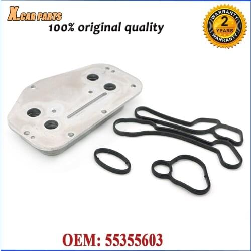 55355603 Car Engine Oil Cooler Fit For Chevrolet Aveo5 Sonic Cruze Pontiac G3 Astra Saturn Astra 93186324 55353322 12992593
