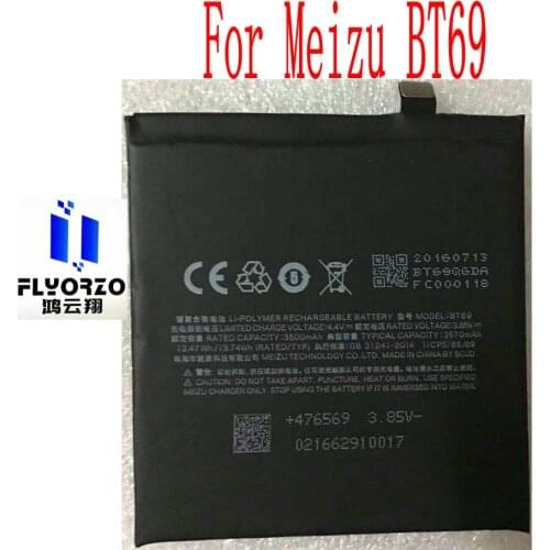 High Quality 3570mAh BT69 Battery For Meizu BT69 Mobile Phone