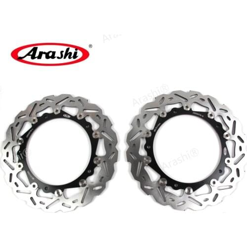 Arashi 1 Pair CNC Floating Front Brake Discs Rotors For BMW S 1000 R NAKED S1000R 2014 2015 2016 2017 2018 / S1000RR S1000XR