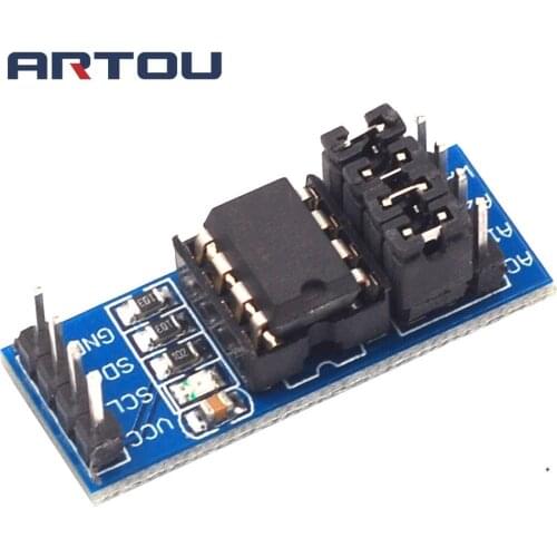 AT24C01 AT24C02 AT24C04 AT24C08 AT24C16 AT24C32 AT24C64 AT24C128 AT24C256 Memory Module I2C Interface EEPROM