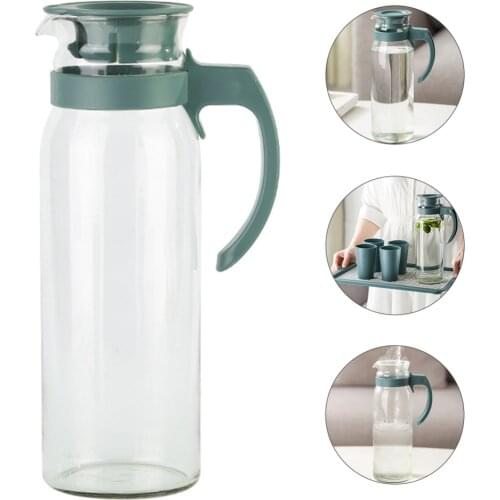 Household Water Jug Kettle 1400ml Large Capacity Beverage Kettle Glass Jug