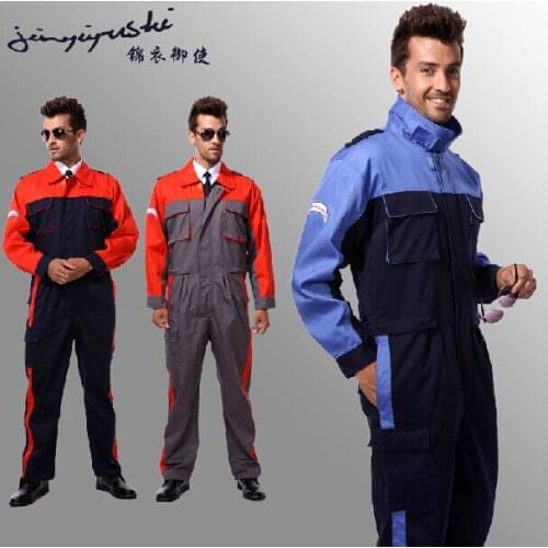 Mens fashion Spring and summer one piece work wear male car beauty services repair car service brand pents
