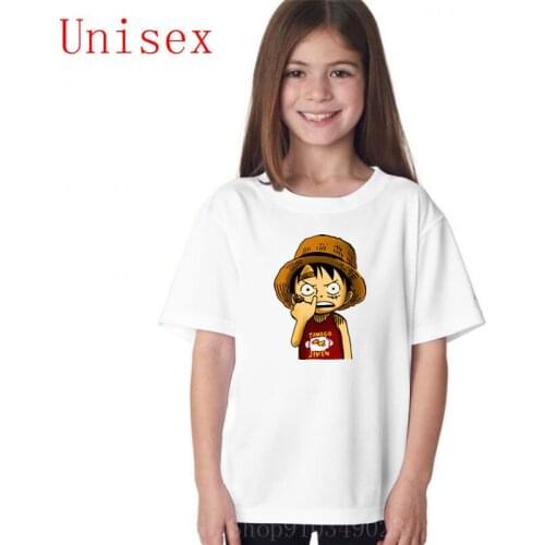 Luffy Childhood t shirt boys boys clothes kids clothes girls 8 to 12 baby girl clothes popular fashionable hot sale