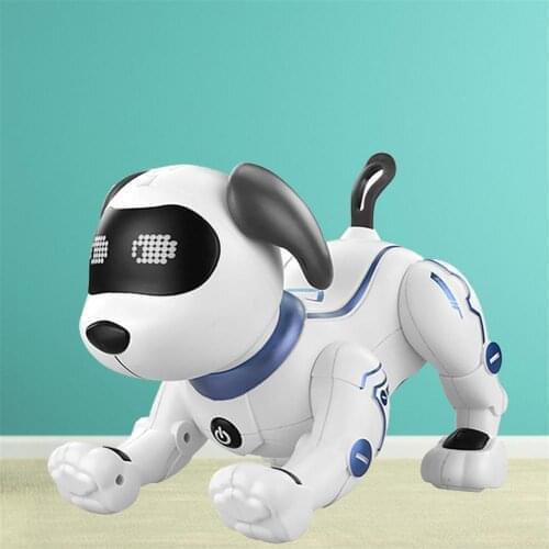 Induction Toy Dog Control Dog Smart Robot Electronic Pet Interactive Program Dancing Walk Robotic Animal Toy Gesture Following