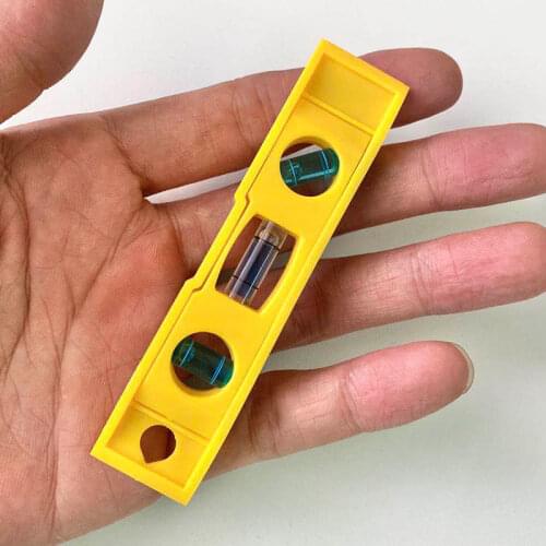 Ini 3 Bubble Level with Keychain High-impact ABS plastic Magnetic Gradienter Level Measuring Durable and lightweight Ho