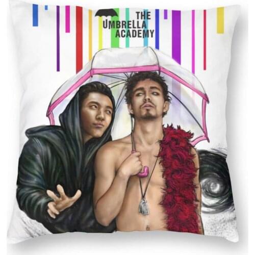 The Umbrella Academy Square Pillow Case Cushions for Sofa Klaus Hargreeves And Ben Fashion Design Customized Pillowcase