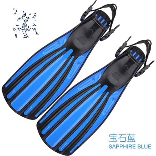 Diving fins adult fins silicone rubber swimming shoes training diving