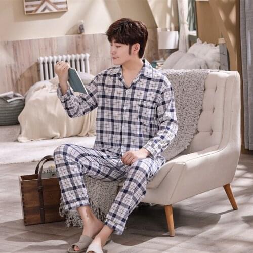 Мужские хлопковые пижамы LEOSOXS China At AliExpress