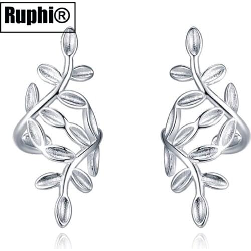 Leaf charm fine quality fashion Ear bone clip earrings ornament party Non-Pericing Earings Jewelry accessory