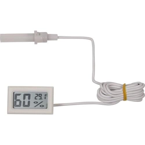 Mini Digital LCD Display Temperature Sensor Humidity Meter Thermometer Hygrometer Gauge Built in Battery Supply