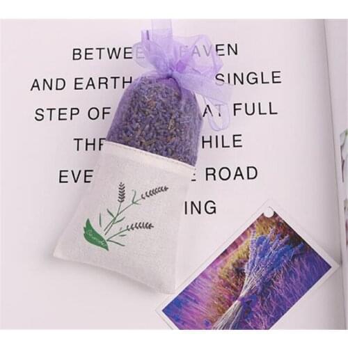 New 100pcs Natural Lavender Rose Jasmine Bud Dried Flower Sachet Bag Aromatherapy Aromatic Air Refresh