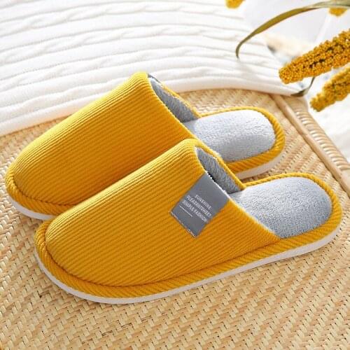 2021 Newly Household Slipper Fuzzy Slippers For Women Man Hotel Travel Portable Cotton Slippers Comfortable Soft