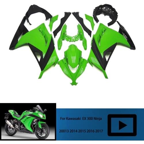For Kawasaki NINJA300 EX300 Ninja 300 13-17 NINJA Fairing Sticker High Quality Racing Fairing ABS Plastic Kit 13 14 15 16