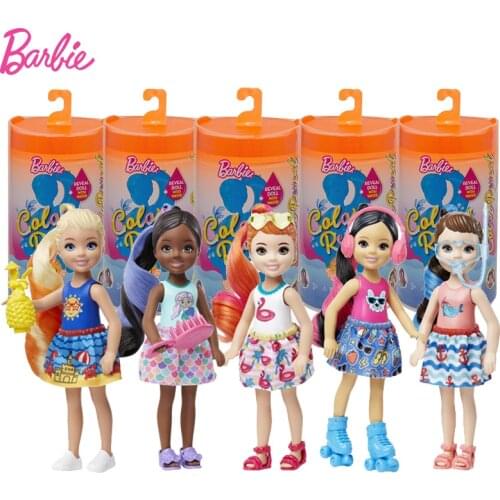 Original Barbie Color Reveal Dolls Bonecas Makeup Toys for Girls Children Accessories Baby Blind Box Toys Barbie Doll Fairytale