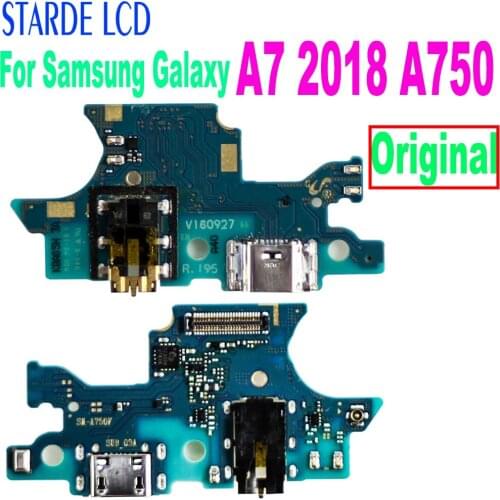Original USB Charging Dock Port Socket Jack Connector Charge Board Flex Cable For Samsung Galaxy A7 2018 A750 SM-A750F