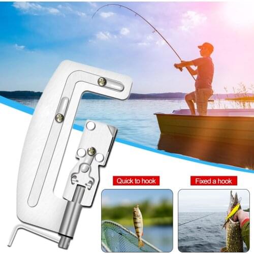 Semi Automatic Fishing Hooks Line Tier Machine Portable Stainless Steel Fish Hook Line Knotter Tying Binding Fishing Accessories