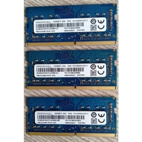 Ramaxel RAMS DDR4 8GB 1RX8 PC4-3200AA-SA2 Laptop memory DDR4 8GB 3200MHz notebook memoria ddr4 8gb 3200 pc4 1.2V